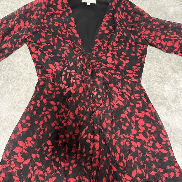Asher Black and Red, High-Low Romper, Size Small - Picture 8 of 11